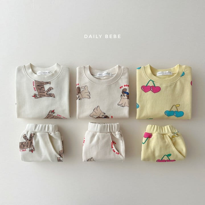 Daily Bebe - Korean Women Fashion - #womensfashion - Pattern Shorts Top Bottom Set