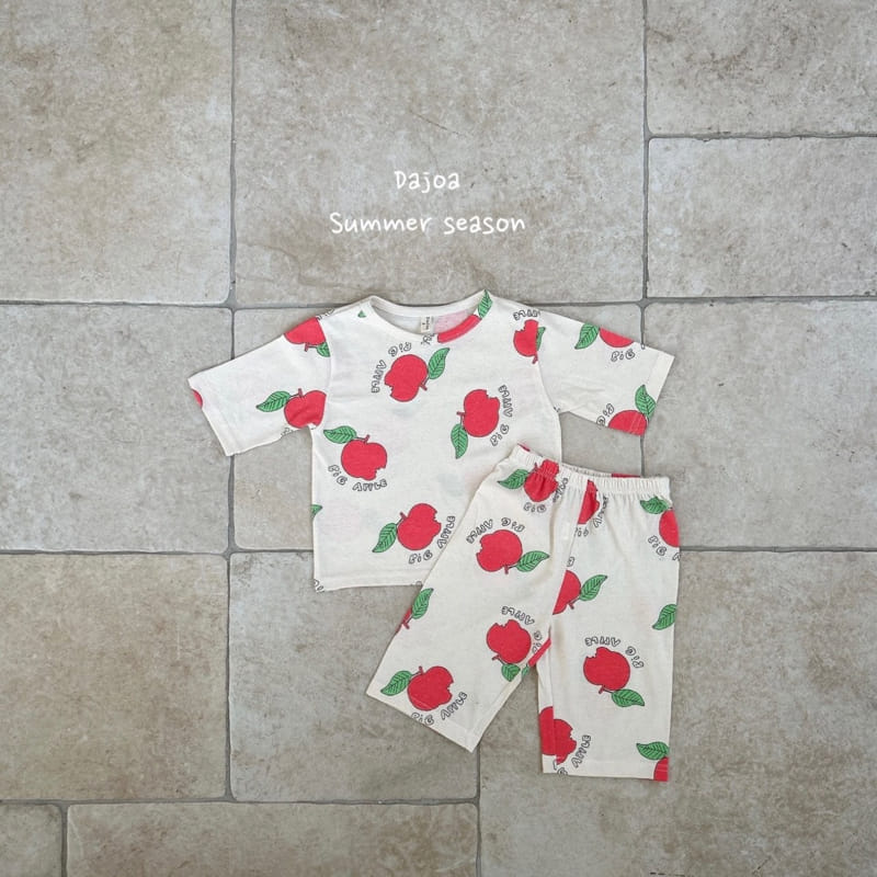 Dajoa - Korean Children Fashion - #kidzfashiontrend - Apple Croppped Shorts Easy Wear - 4