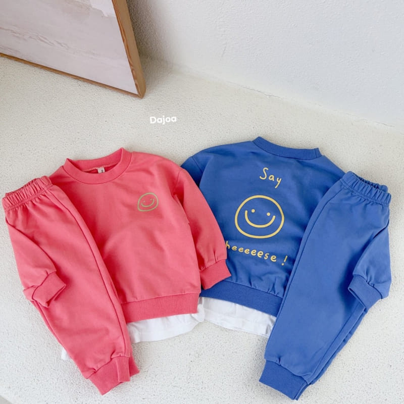 Dajoa - Korean Children Fashion - #childofig - Smile Top Bottom Set