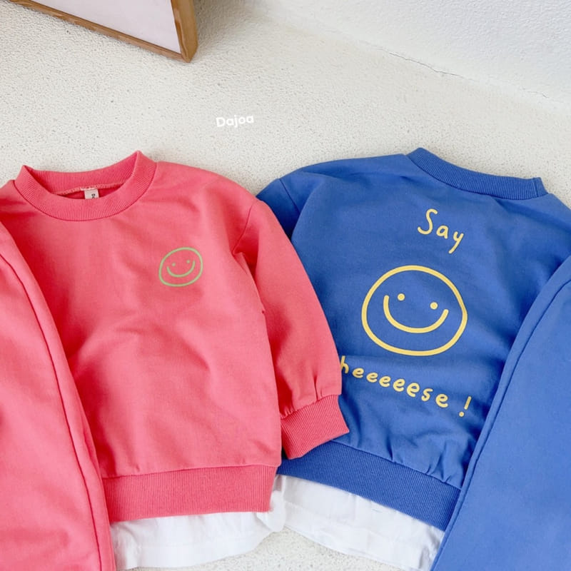 Dajoa - Korean Children Fashion - #childofig - Smile Top Bottom Set - 2