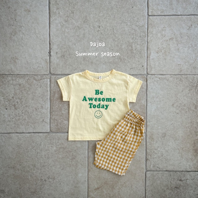 Dajoa - Korean Children Fashion - #childofig - Smile Top Bottom Set - 7