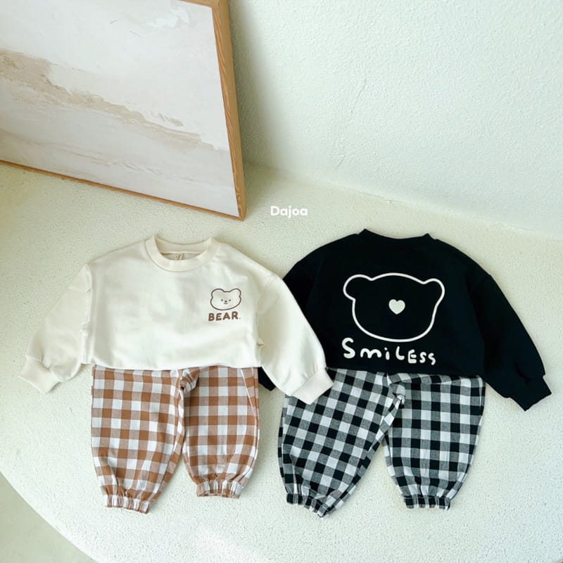 Dajoa - Korean Children Fashion - #childrensboutique - Bear Top Bottom Set - 6
