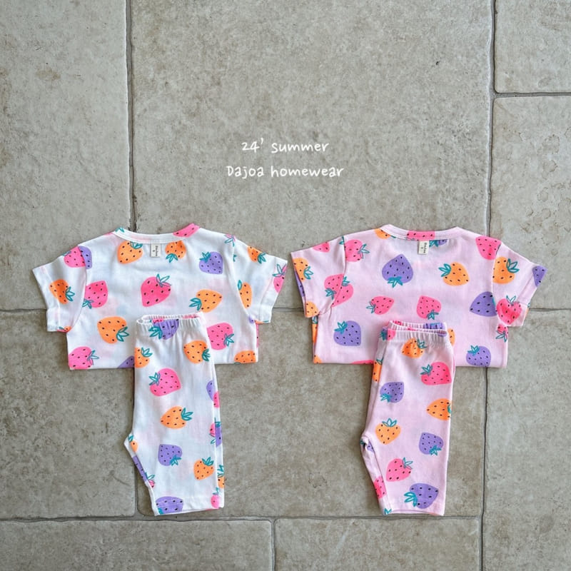 Dajoa - Korean Children Fashion - #kidsshorts - Strawberry Easy Wear