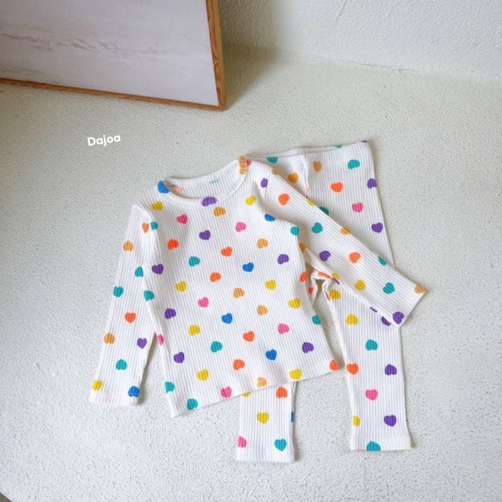 Dajoa - Korean Children Fashion - #kidsstore - Heart Easywear - 8