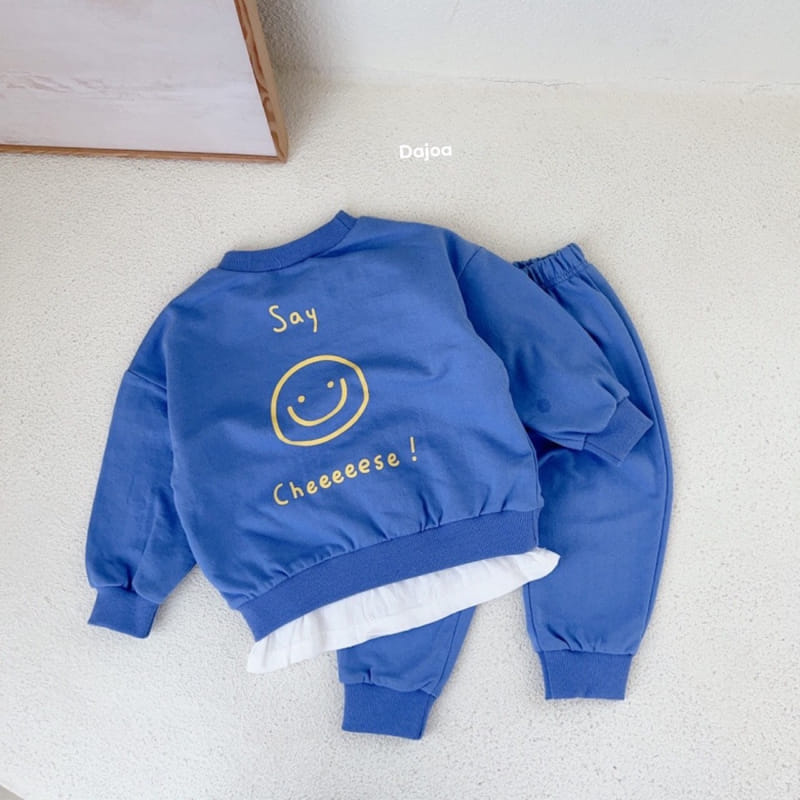 Dajoa - Korean Children Fashion - #kidzfashiontrend - Smile Top Bottom Set - 9