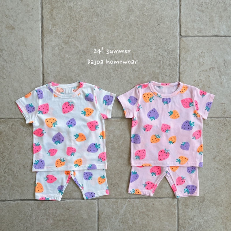 Dajoa - Korean Children Fashion - #littlefashionista - Strawberry Easy Wear - 5