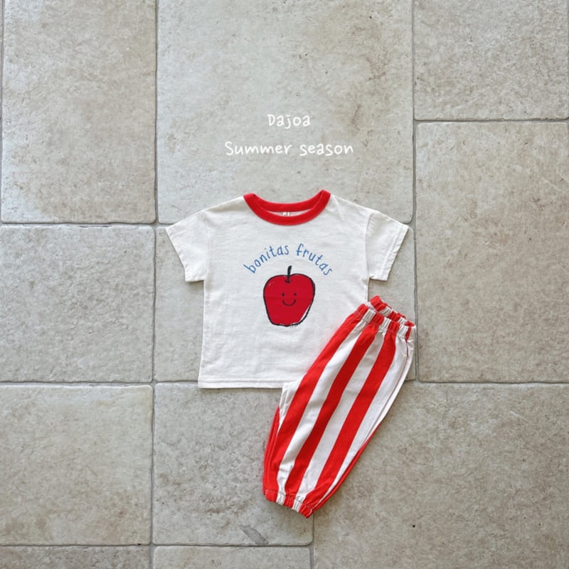 Dajoa - Korean Children Fashion - #minifashionista - Fruit Top Bottom Set - 8