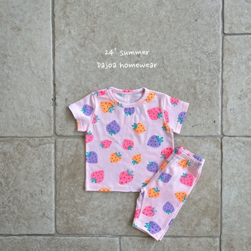 Dajoa - Korean Children Fashion - #prettylittlegirls - Strawberry Easy Wear - 8