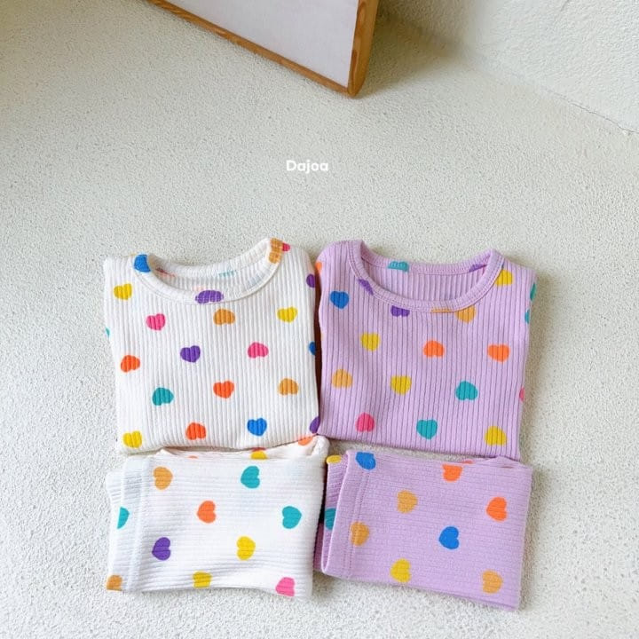 Dajoa - Korean Children Fashion - #stylishchildhood - Heart Easywear