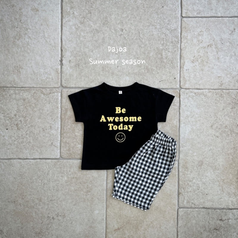 Dajoa - Korean Children Fashion - #toddlerclothing - Smile Top Bottom Set - 5