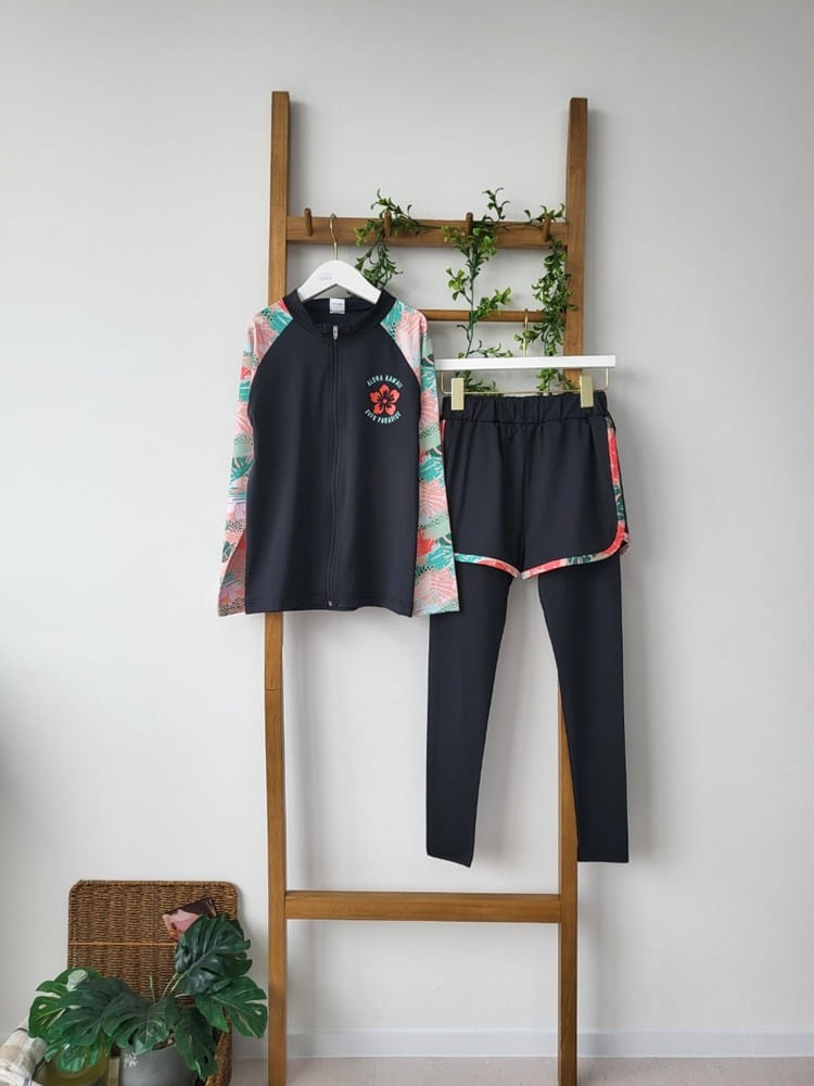 Dawon - Korean Children Fashion - #childofig - Flower Rash Guard - 8