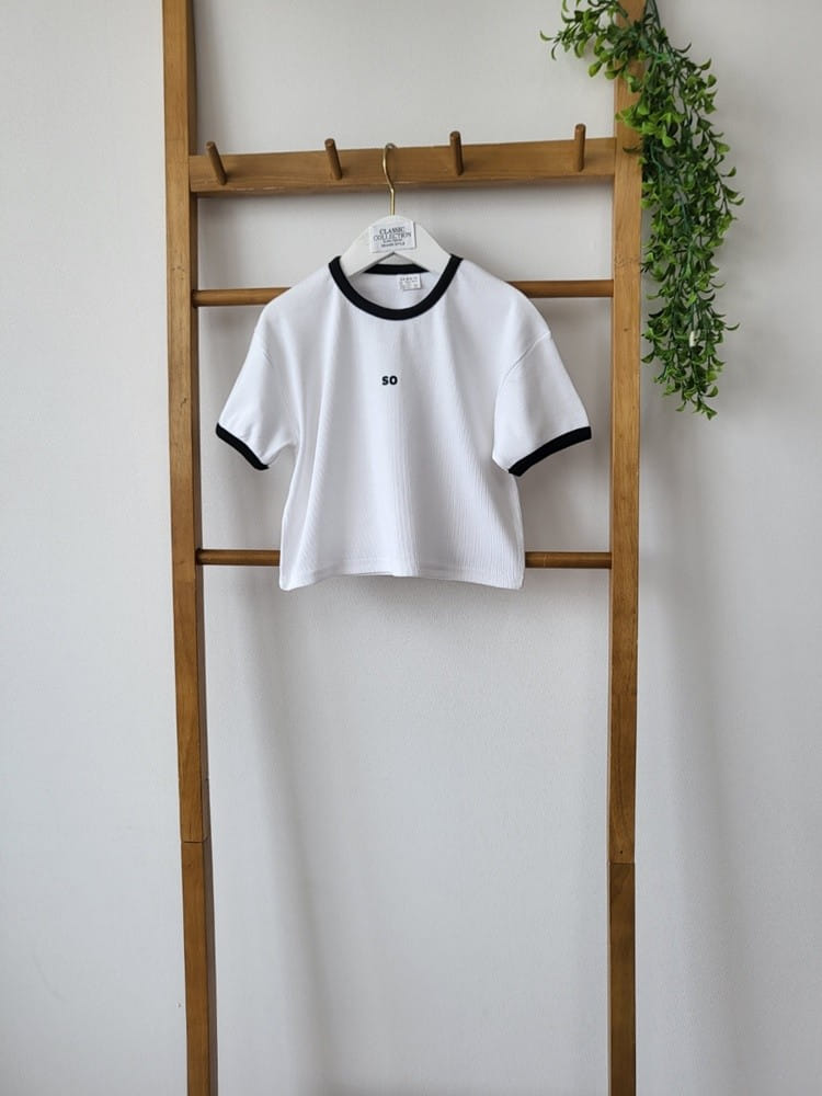 Dawon - Korean Children Fashion - #childofig - Color Piping Tee - 11