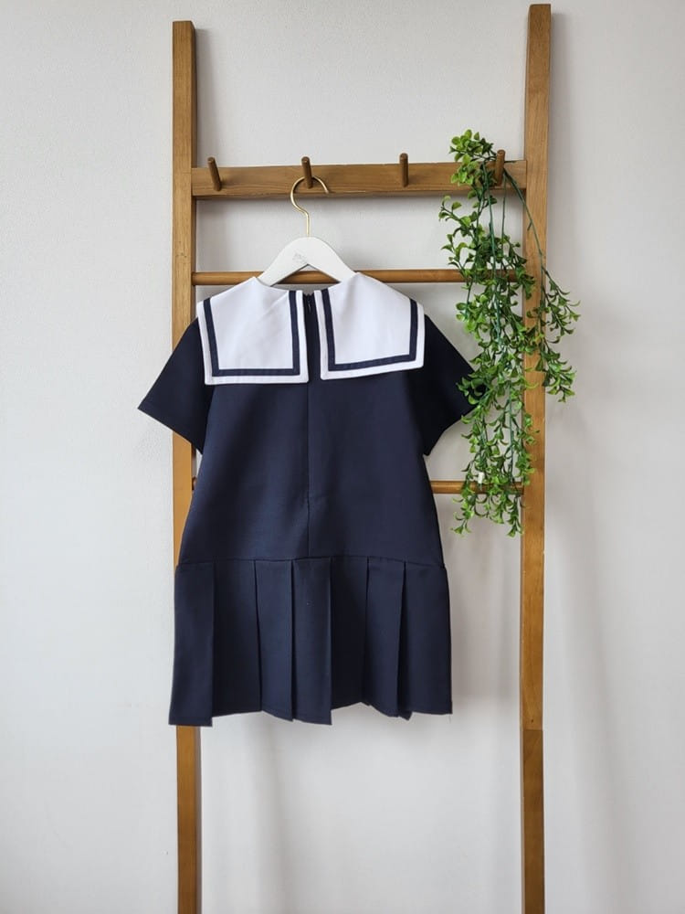 Dawon - Korean Children Fashion - #childrensboutique - Sailor One-Piece - 7