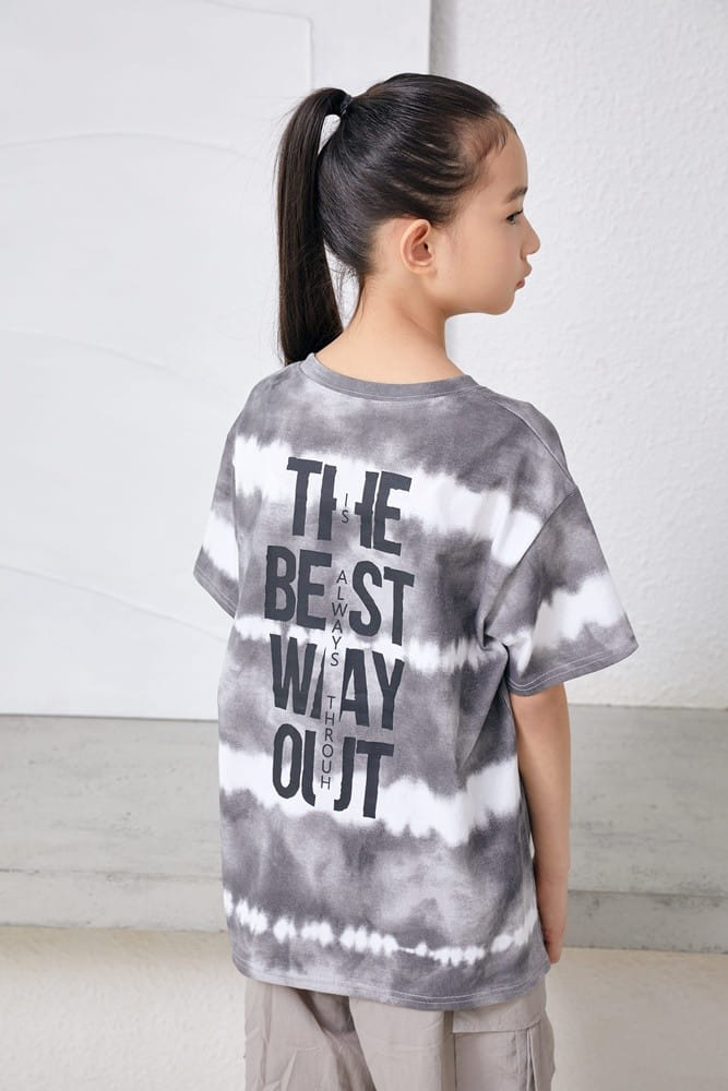 Dawon - Korean Children Fashion - #designkidswear - ST Water Paint Tee - 5