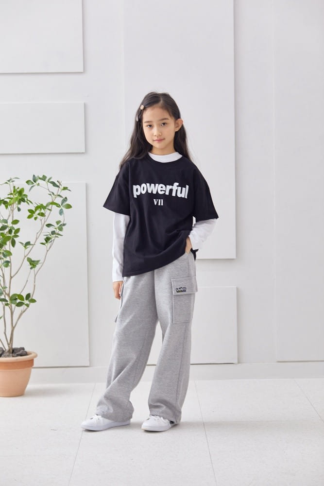 Dawon - Korean Children Fashion - #childrensboutique - Powerful Short Sleeve Tee - 4