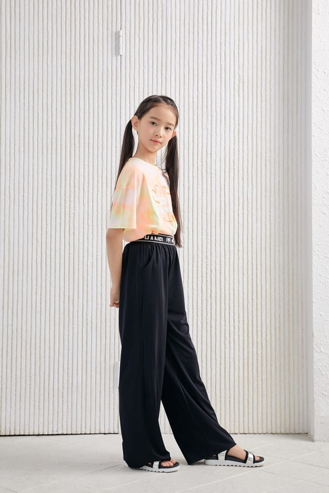 Dawon - Korean Children Fashion - #kidsshorts - Band Wide Pants - 8