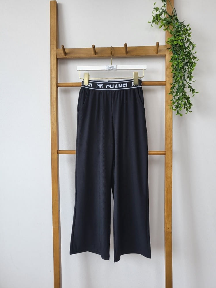 Dawon - Korean Children Fashion - #kidzfashiontrend - Band Wide Pants - 10