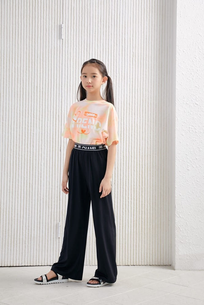 Dawon - Korean Children Fashion - #kidzfashiontrend - Heart Water Paint Tee - 7