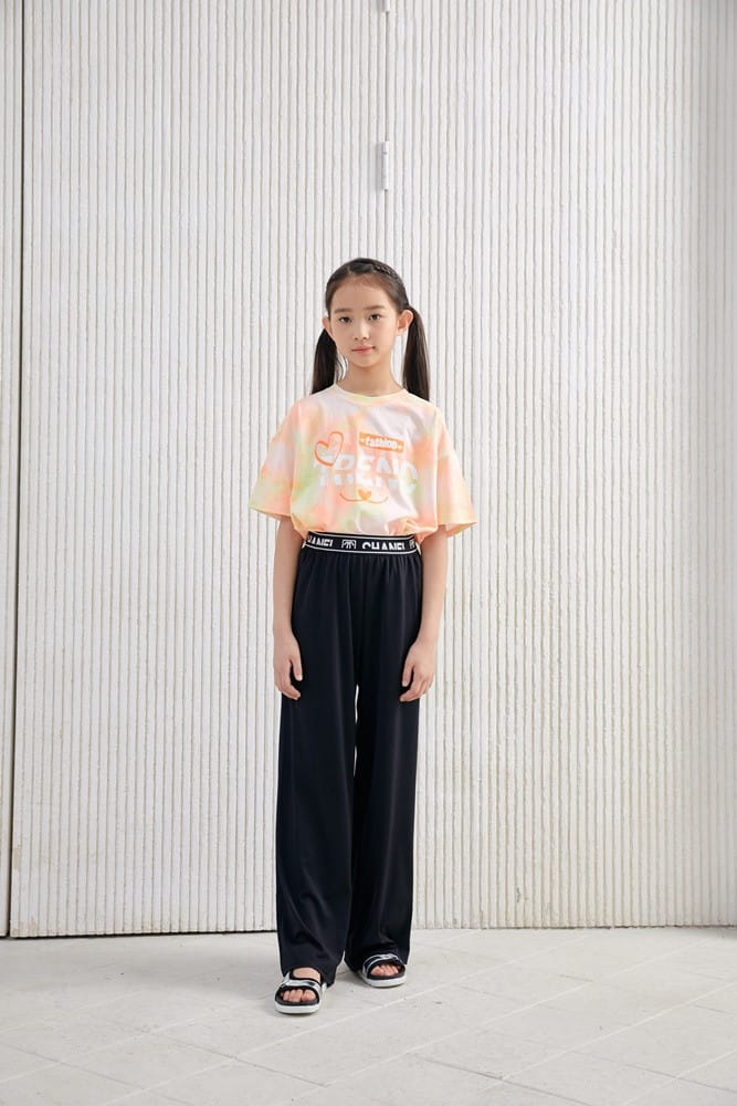 Dawon - Korean Children Fashion - #magicofchildhood - Heart Water Paint Tee - 10