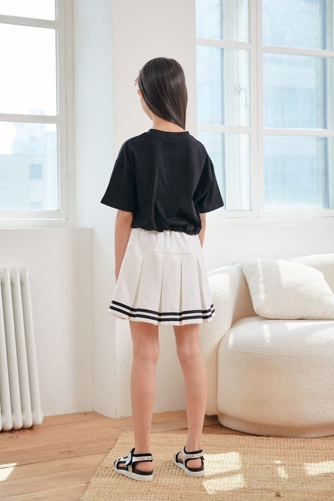 Dawon - Korean Children Fashion - #todddlerfashion - Bear String Tee - 10
