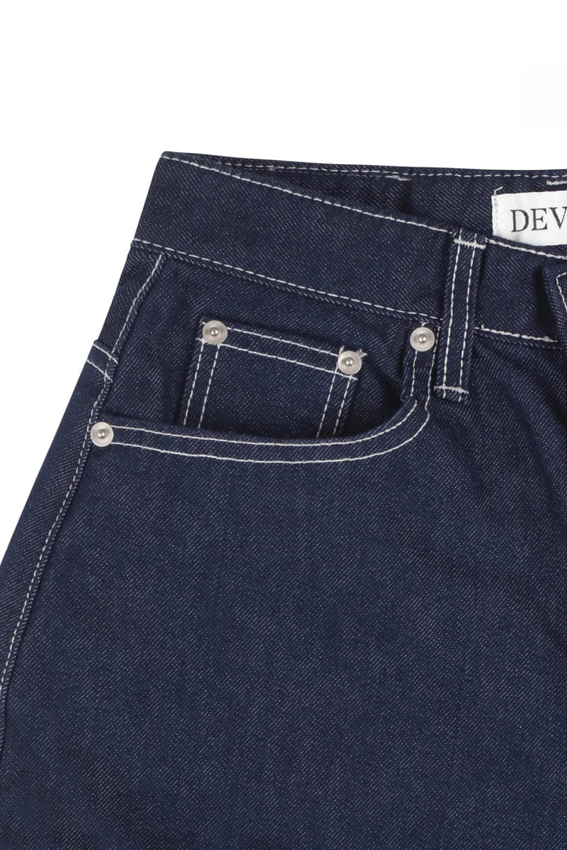 Develop - Korean Women Fashion - #momslook - 1158 Doubly Non Fade Denim Pants - 8