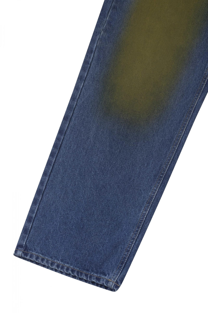 Develop - Korean Women Fashion - #momslook - 1163 Yellow Oli Wide Denim Pants - 4
