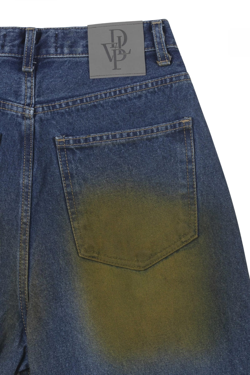 Develop - Korean Women Fashion - #momslook - 1163 Yellow Oli Wide Denim Pants - 5