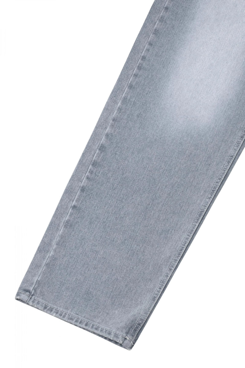 Develop - Korean Women Fashion - #momslook - 1164 Citrus Gray Wide Danim Pants - 4