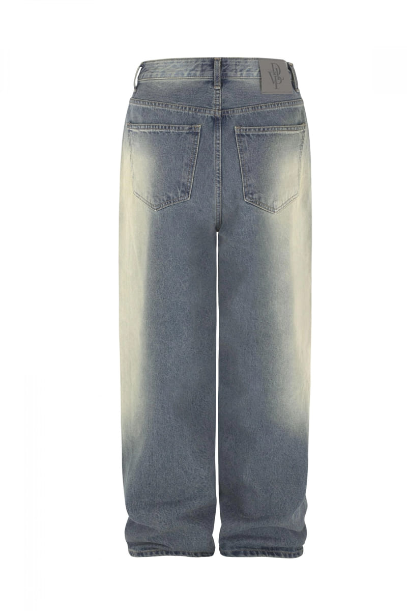 Develop - Korean Women Fashion - #momslook - 1166 D Low Wide Denim Pants - 2