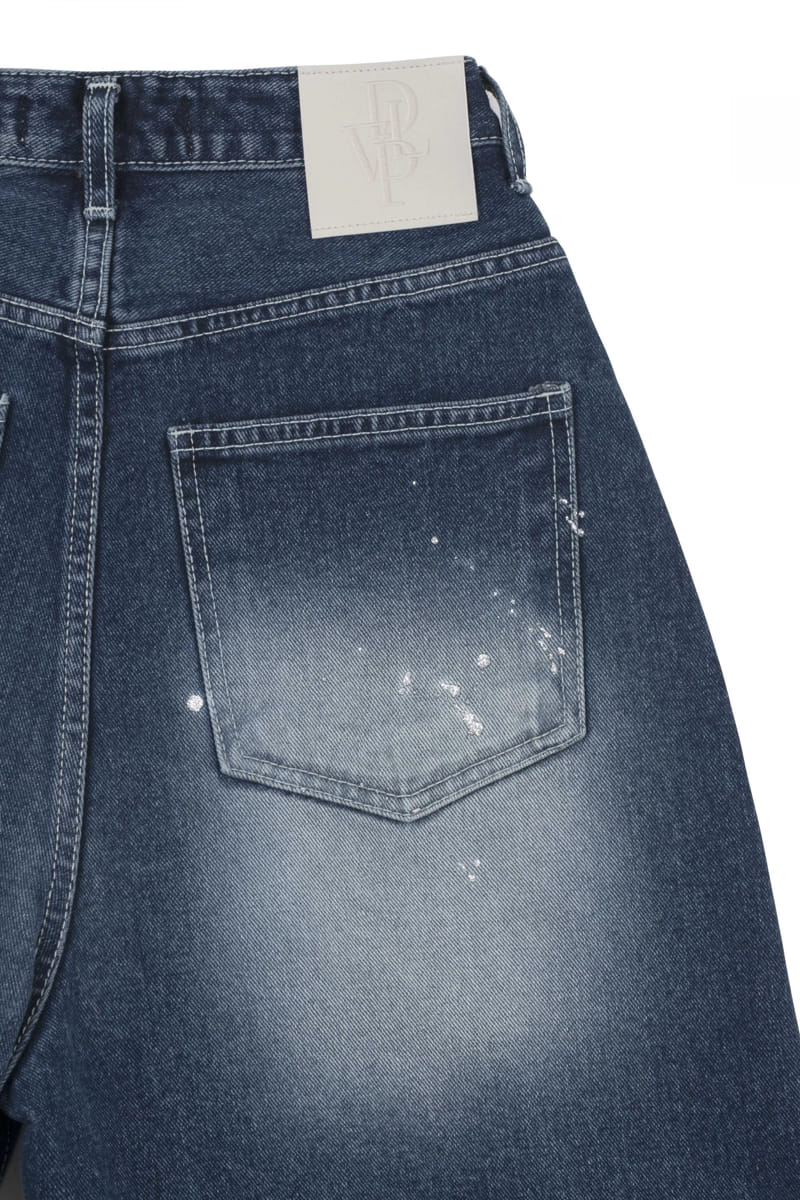 Develop - Korean Women Fashion - #momslook - 1175 Silver Pearl Wide Denim Pants - 5