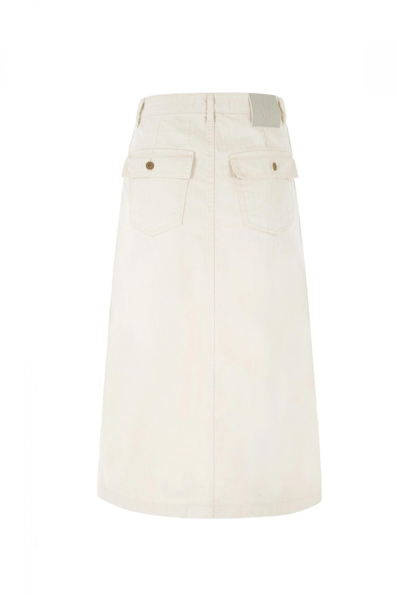 Develop - Korean Women Fashion - #momslook - 1316 Herringbone Washing Long Skirt - 7