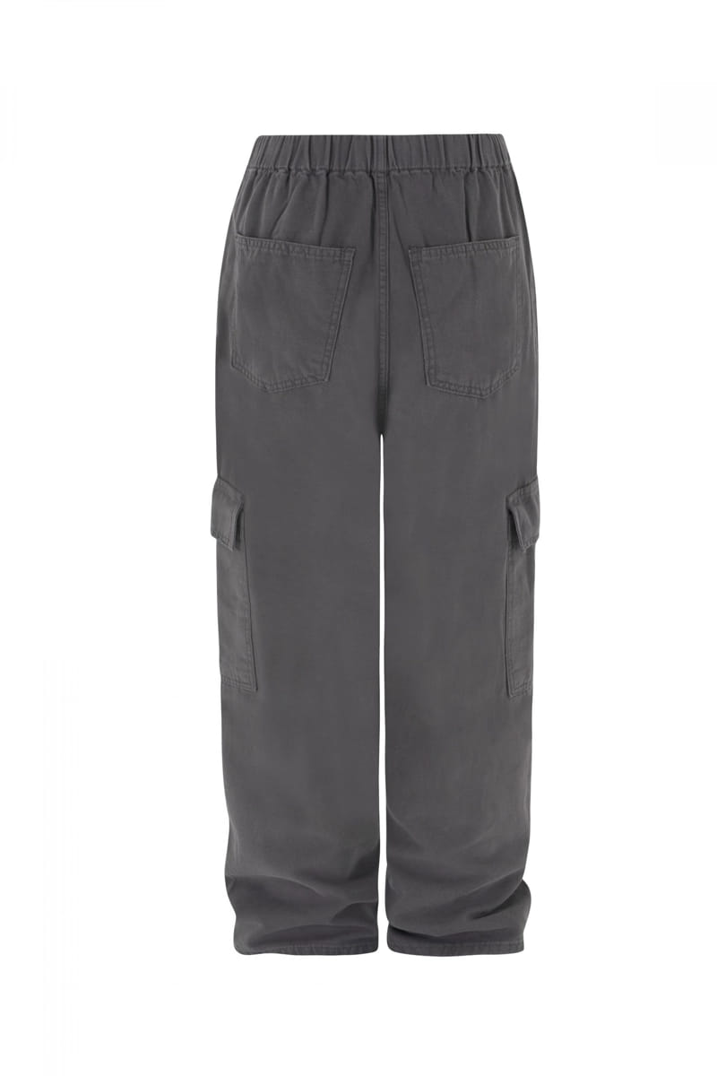 Develop - Korean Women Fashion - #pursuepretty - 1171 Cargo Banding C Washing Wide Pants - 2
