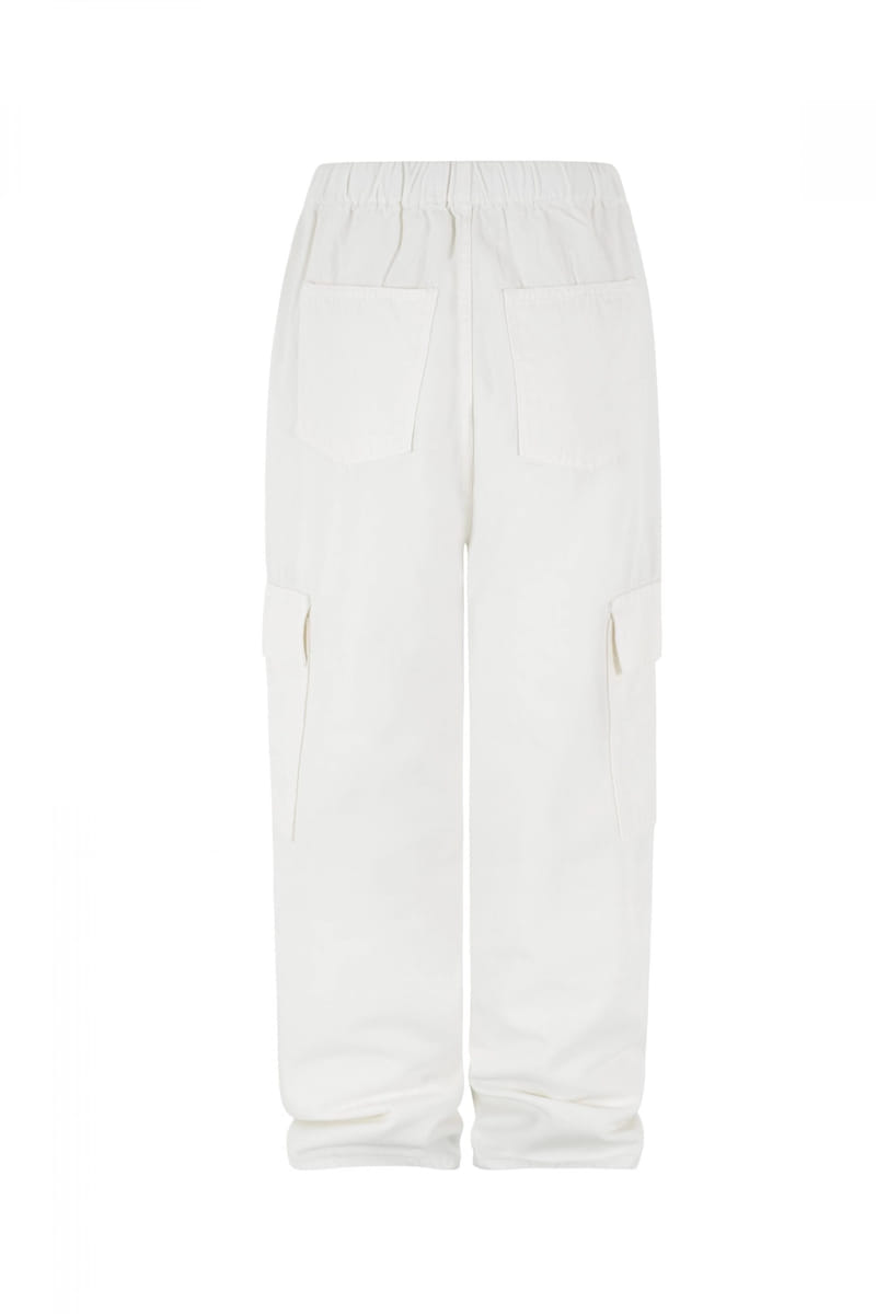 Develop - Korean Women Fashion - #thelittlethings - 1171 Cargo Banding C Washing Wide Pants - 7
