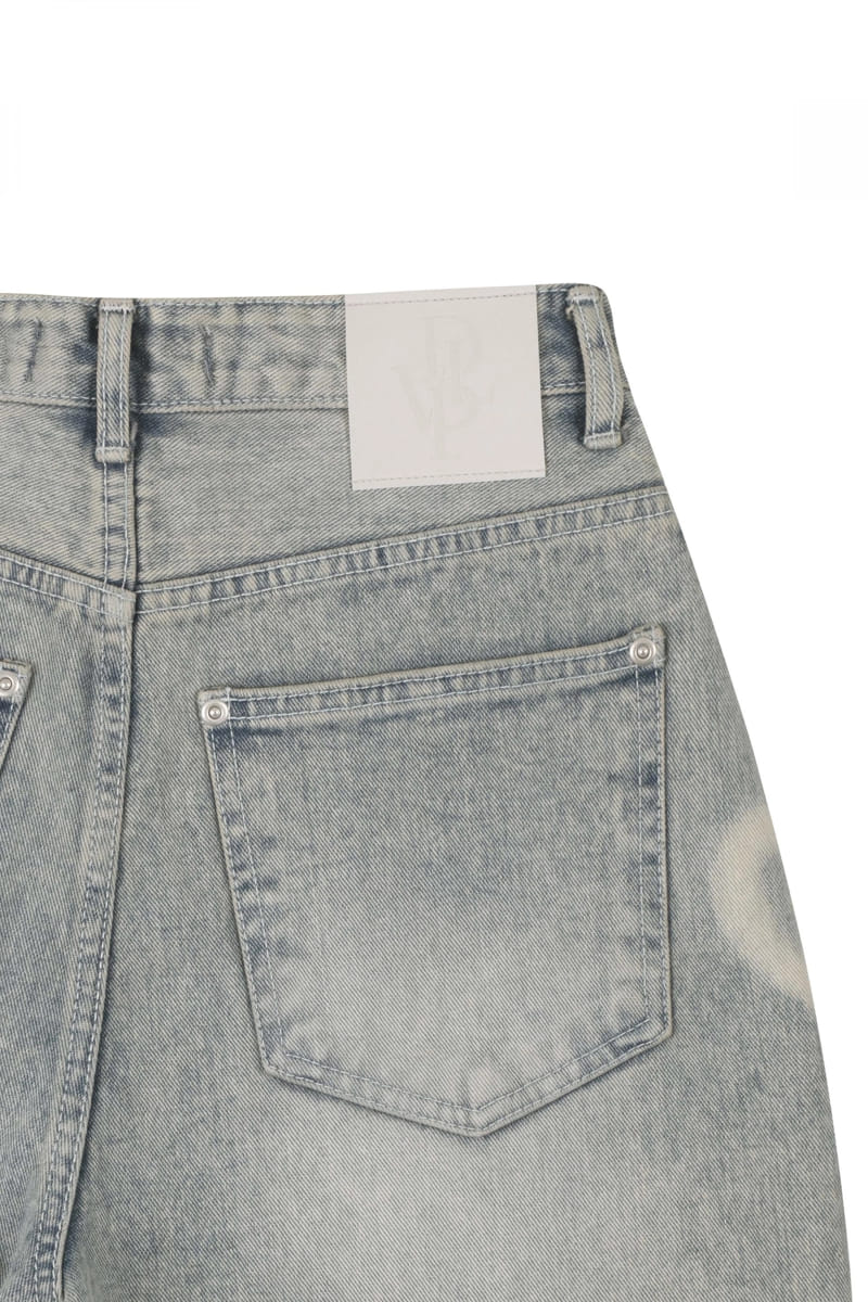 Develop - Korean Women Fashion - #vintageinspired - 1165 Heart Denim Pants - 5