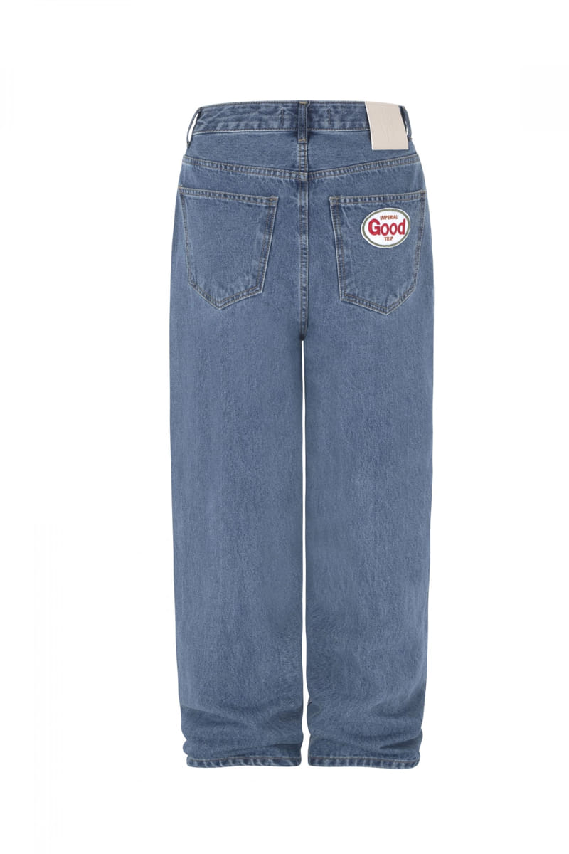 Develop - Korean Women Fashion - #vintageinspired - 1169 Patch Denim Pants - 2