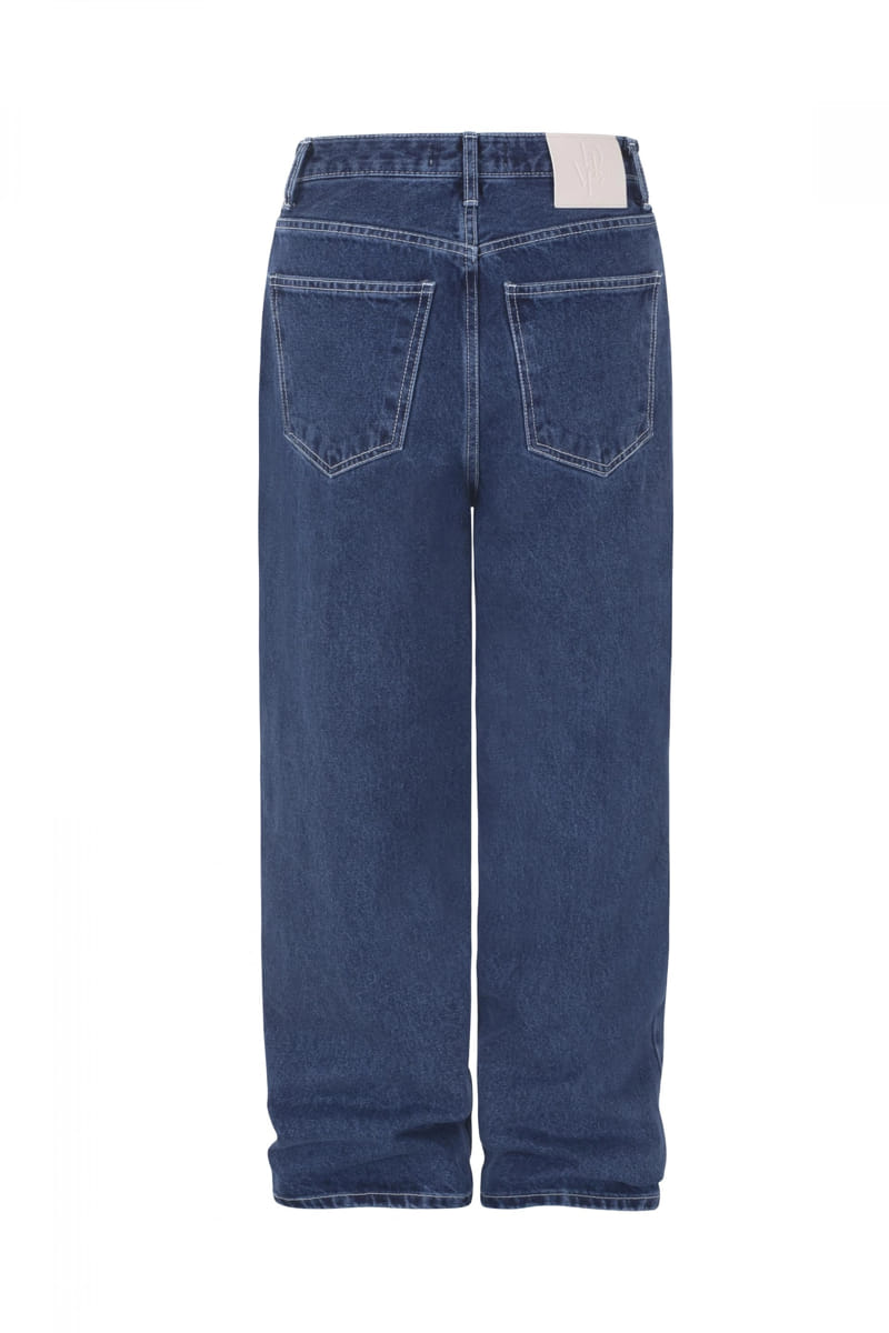 Develop - Korean Women Fashion - #womensfashion - 1160 Cowgirl Wide Fit Denim Pants - 2