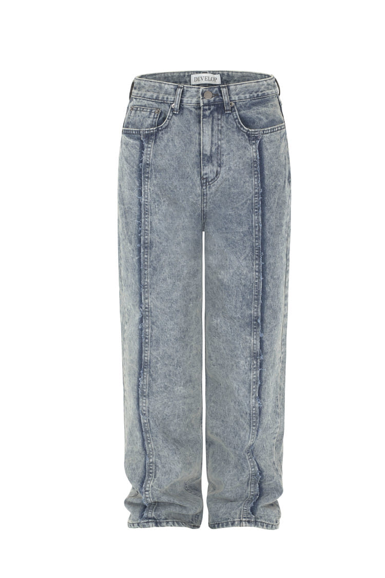Develop - Korean Women Fashion - #womensfashion - 1162 Mar Denim Pants