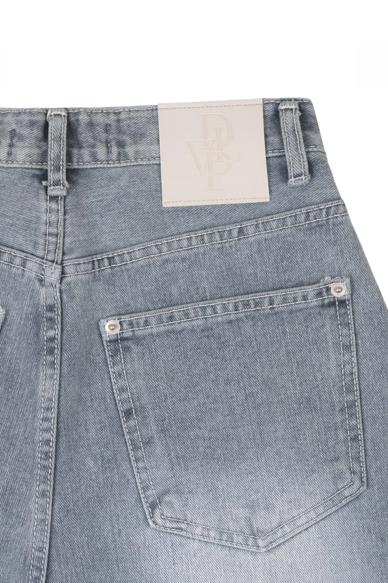 Develop - Korean Women Fashion - #womensfashion - 1164 Citrus Gray Wide Danim Pants - 5