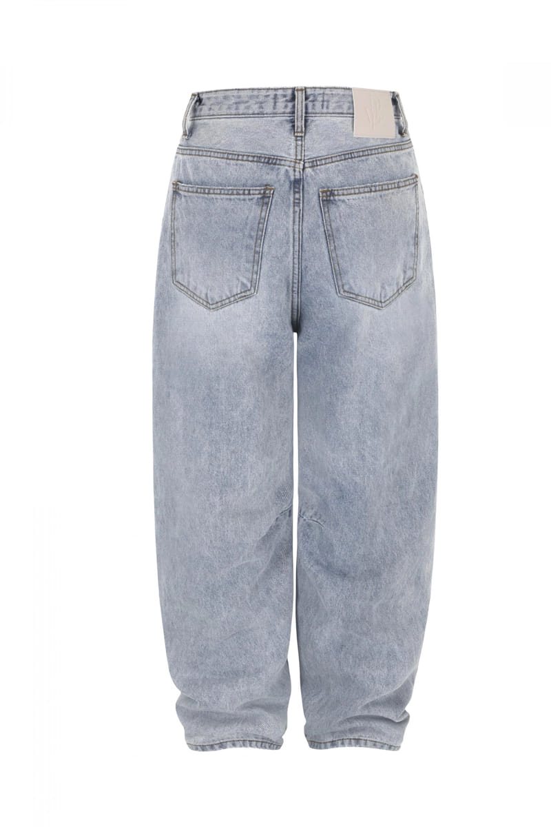 Develop - Korean Women Fashion - #womensfashion - 1167 Mermaid Wide Denim Pants - 2