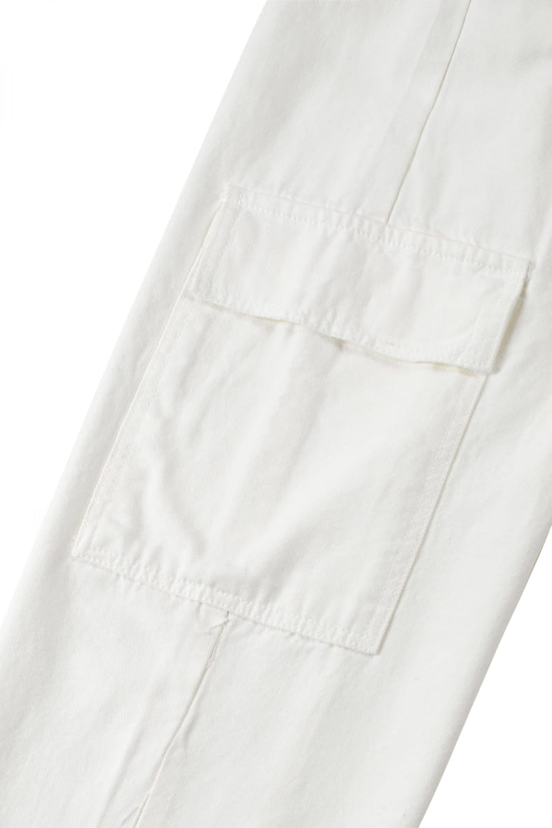 Develop - Korean Women Fashion - #womensfashion - 1171 Cargo Banding C Washing Wide Pants - 9