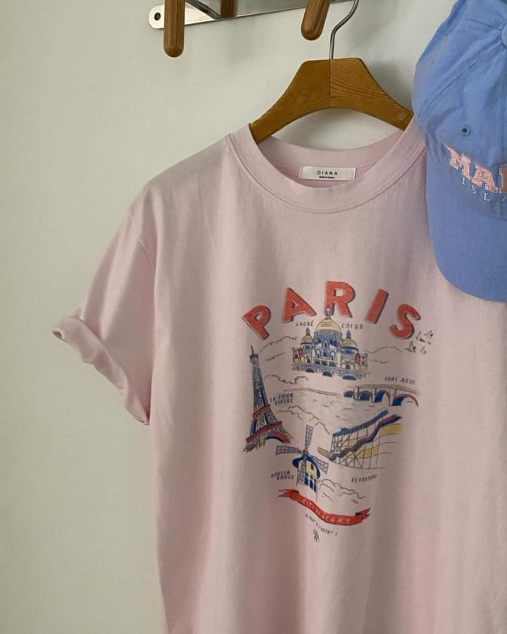 Diana - Korean Women Fashion - #momslook - Paris Tee - 2