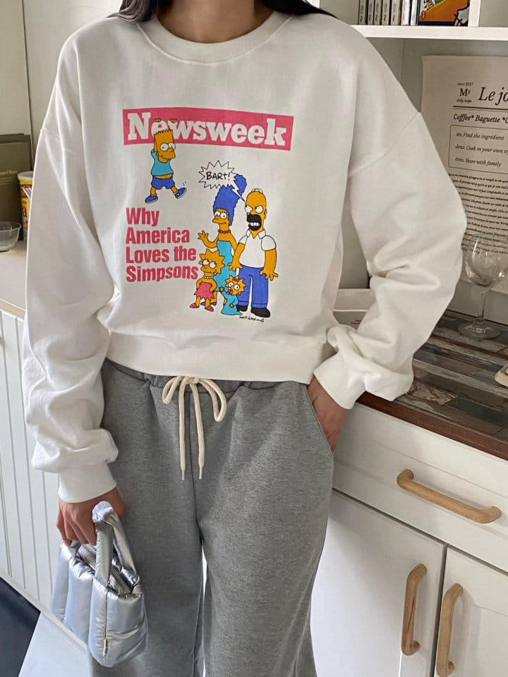 Diana - Korean Women Fashion - #womensfashion - Newsweek Sweatshirt
