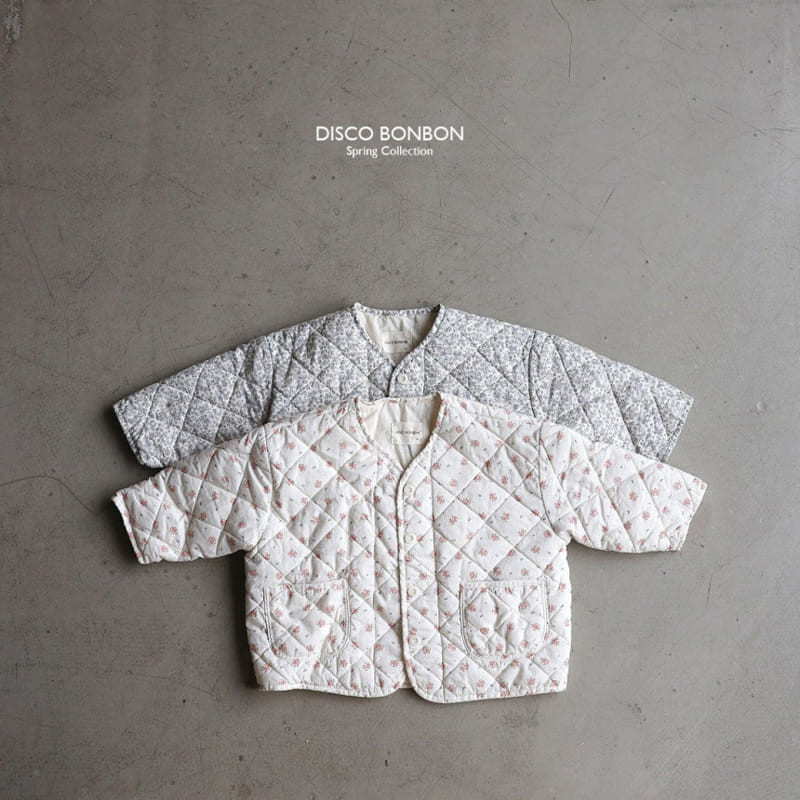 Disco Bonbon - Korean Children Fashion - #fashionkids - Bon Bon Flower Quilted Jumper