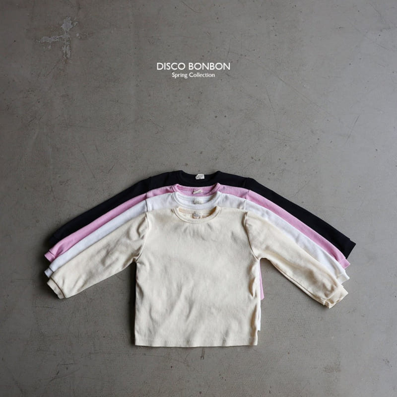 Disco Bonbon - Korean Children Fashion - #magicofchildhood - Cheese Span Rib Tee