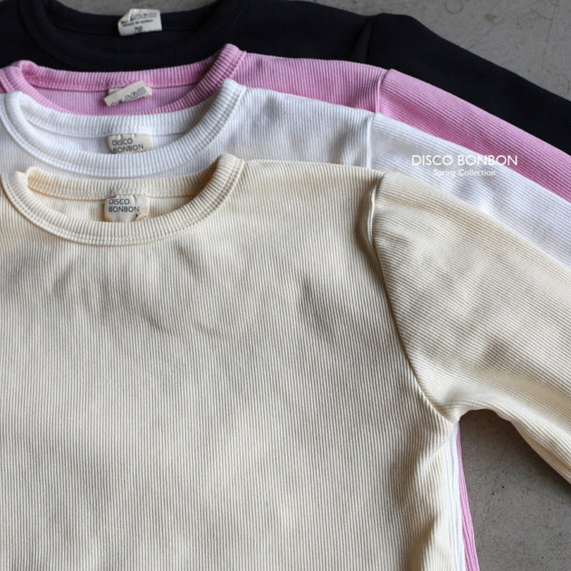 Disco Bonbon - Korean Children Fashion - #minifashionista - Cheese Span Rib Tee - 2