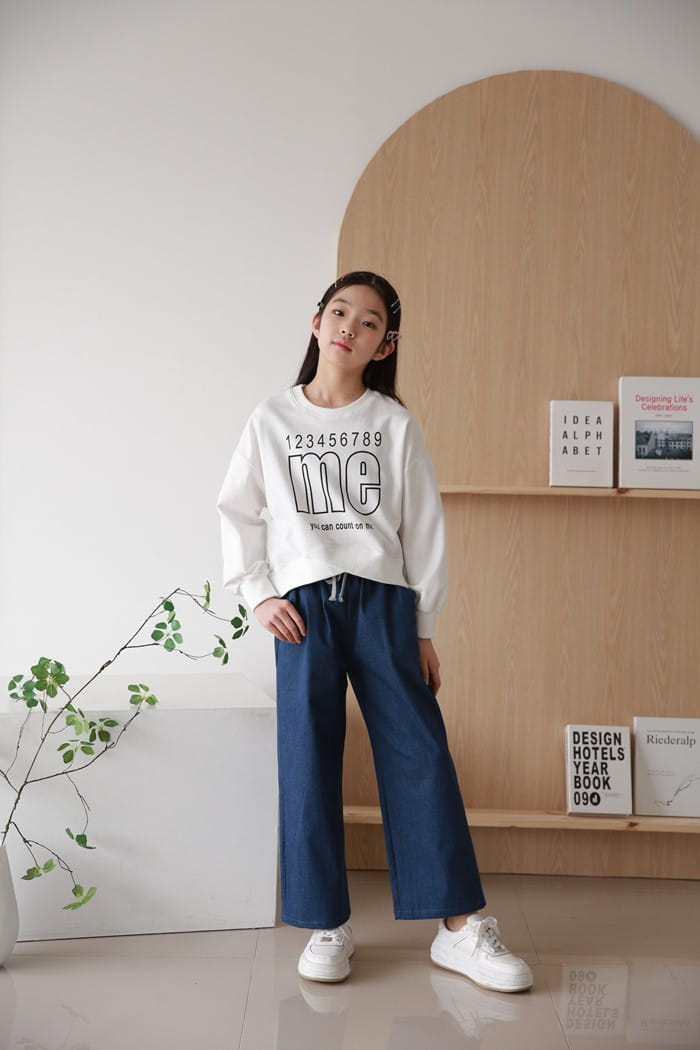 Donggrami - Korean Children Fashion - #childofig - Denim Wide Pants - 11