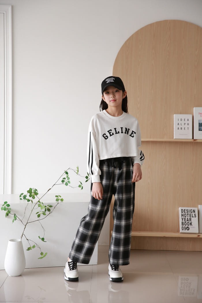 Donggrami - Korean Children Fashion - #discoveringself - Check Wide Pants - 6