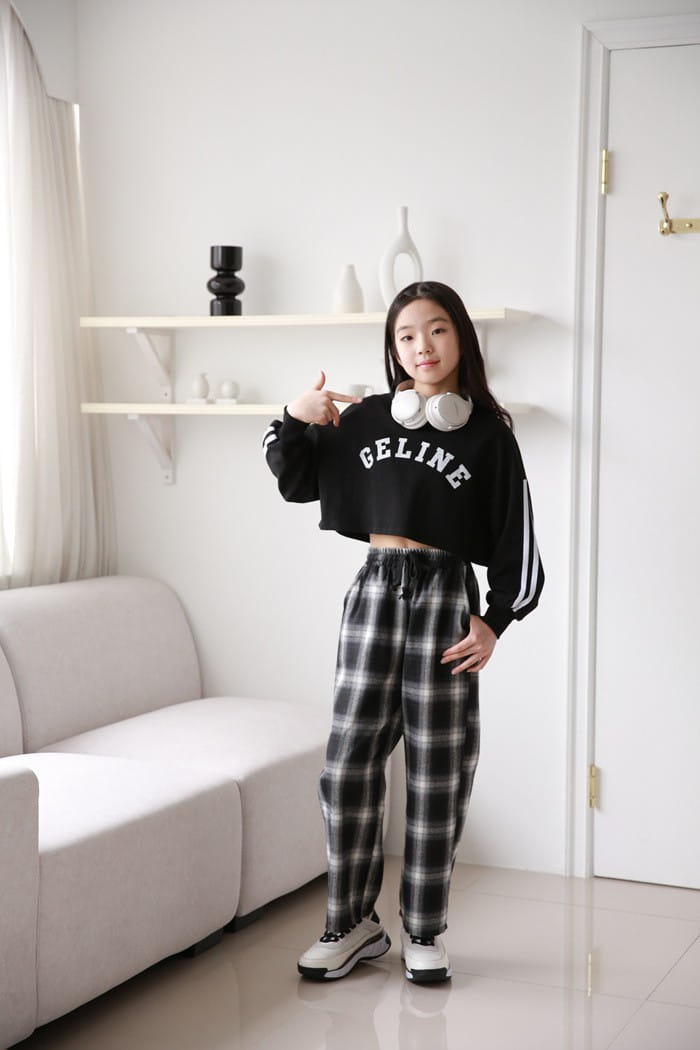 Donggrami - Korean Children Fashion - #kidsstore - Check Wide Pants - 9