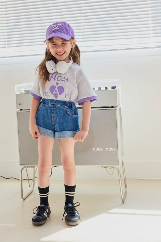 Dore Dore - Korean Children Fashion - #childrensboutique - Ace Color Tee