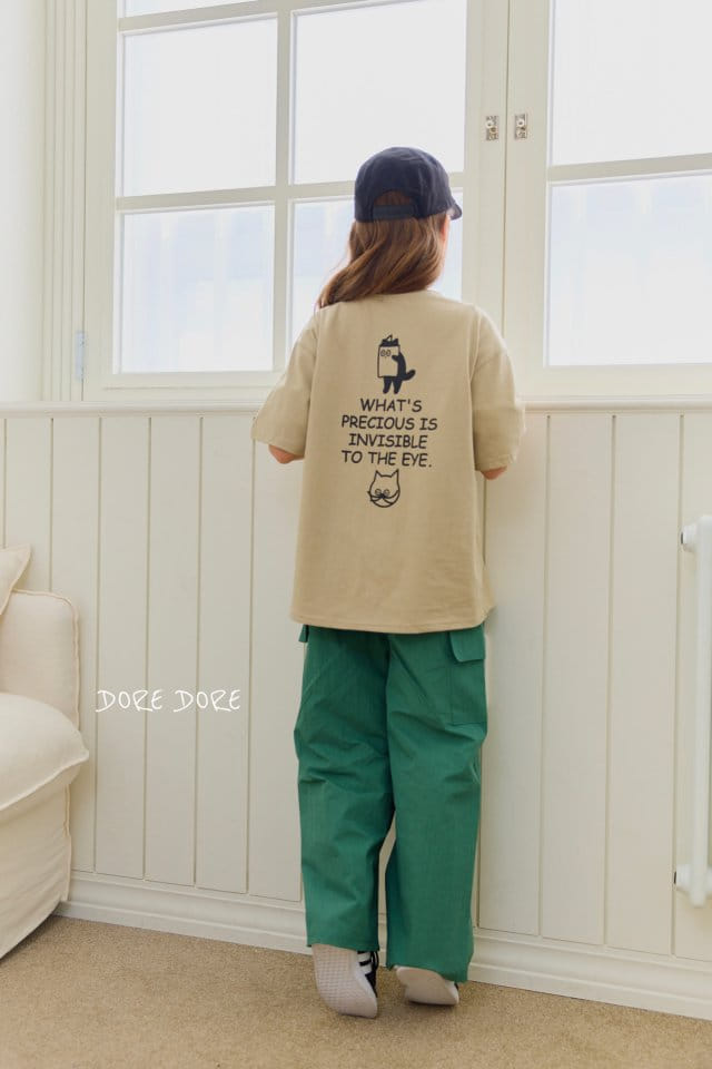 Dore Dore - Korean Children Fashion - #childrensboutique - Cat Pigment Tee - 11